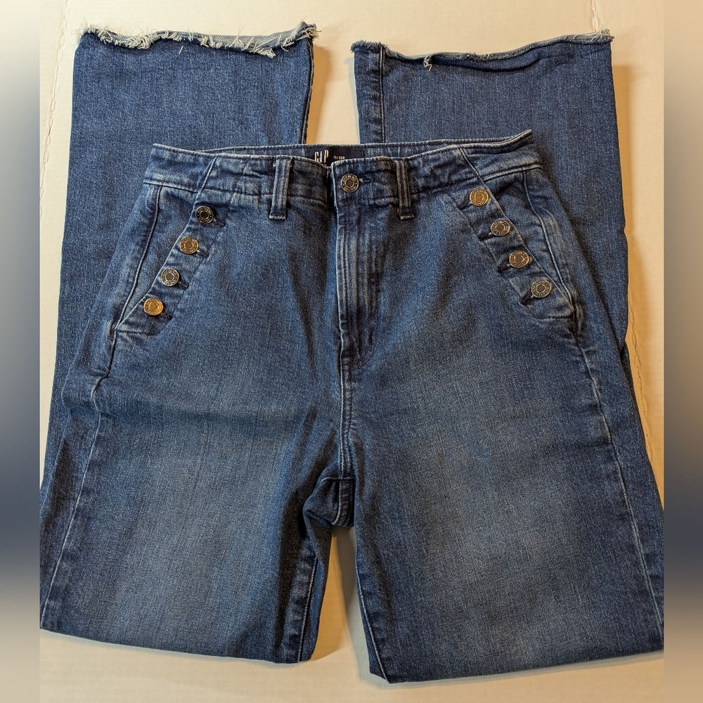GAP Blue Flare & Wide Leg Jeans